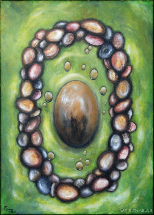 20 Livin in a circle Acryl auf Leinwand;
50 x 70 cm